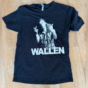 Morgan Wallen concert t shirt Black Graphic size large